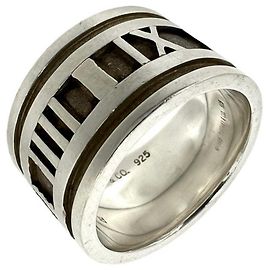 Tiffany & Co Anello Largo Tiffany Vintage Atlas Argento
