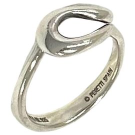 Tiffany & Co Tiffany Vintage Open Wave Ring Silber