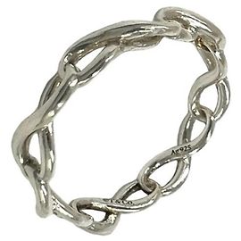 Tiffany & Co Tiffany Vintage Infinity Narrow Band Ring Silvery