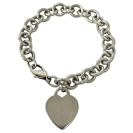 Tiffany & Co Bracciale Tiffany Return to Heart Tag Argento