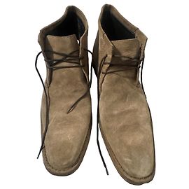 Bottines en daim Gucci Marron