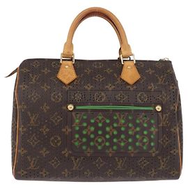 Louis Vuitton Speedy Perforated Monogram Canvas 30 Marrone