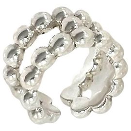 Hermès Hermes Parade Band Ring in Silver 925 Silvery