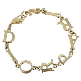 Pulseira Christian Dior Metal Tom Dourado Auth BA15050V Outro