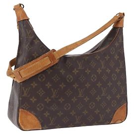 LOUIS VUITTON Monogram Boulogne 35 Shoulder Bag M51260 LV Auth 198363 Monograma