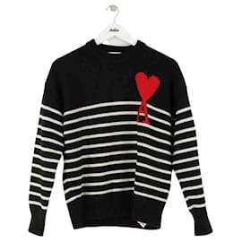Ami Wollpullover schwarz Schwarz