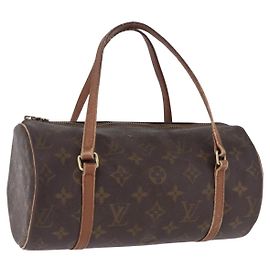 LOUIS VUITTON Monogram Papillon 26 Hand Bag M51366 LV Auth BA14940 Monograma