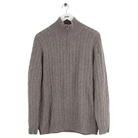 Autre Marque Kujten Kaschmir Pullover Khaki L Khaki