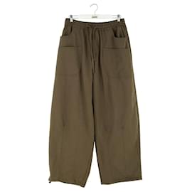 Autre Marque Weite Khaki-Hose Khaki