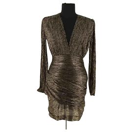 Vestido Maje dourado Dourado