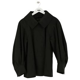 Abrigo negro de sintético Alberta Ferretti Negro