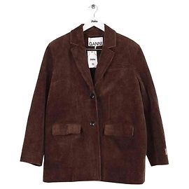 Ganni Brown Wool Jacket Men L Brown