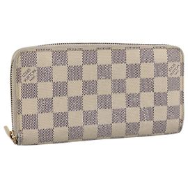 LOUIS VUITTON Damier Azur Zippy Wallet Long Wallet N60019 LV Auth BA14914 Other