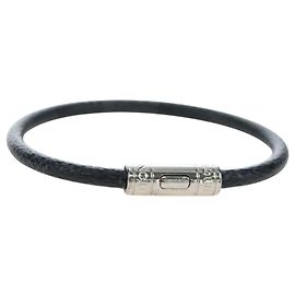 LOUIS VUITTON Damier Graphite Bra Rubbed Keep It Bracelet M6609E LV Auth 195934V Other