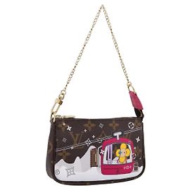 LOUIS VUITTON Vivienne Mini Pochette Accessoires Pouch M68490 LV Auth am12434M Monogram