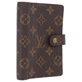 LOUIS VUITTON Monogram Agenda PM Day Planner Cover R20005 LV Auth 197145 Monogram