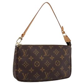 LOUIS VUITTON Monogram Pochette Accessoires Pouch M51980 LV Auth am12318V Monogramme