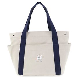 Sac à langer Hermès Toile Cabriole Bleu Bleu