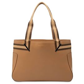 Bolsa Gucci Web em couro de bezerro castanho Marrom