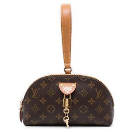 Sac pochette Louis Vuitton Monogram Moon Pochette marron Marron