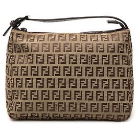 Sac à main Fendi Zucchino Canvas marron Marron