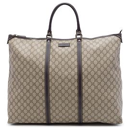 Borsa da viaggio Gucci Joy XL GG Supreme Beige Beige