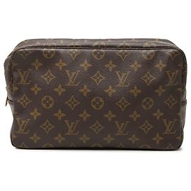 Pochette Louis Vuitton Monogram Trousse Toilette 28 Marron Marron