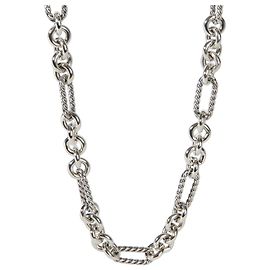 Collana a maglia Figaro David Yurman in oro giallo e argento sterling Altro