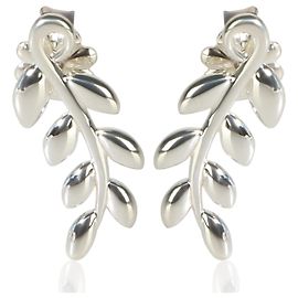 Tiffany & Co. Sterling Silver Paloma Picasso Olive Leaf Earrings Other