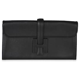 Hermès Black Evercolor Jige Elan 29 Schwarz