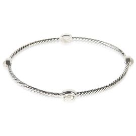 Pulseira Cable David Yurman em Prata de Lei com 4 Estações de Quartzo Outro