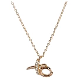 Pendente Tiffany & Co. Paloma Picasso XO in oro rosa e diamanti Altro