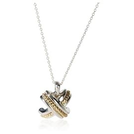 Pendente Tiffany & Co. Signature X in oro giallo e argento sterling Altro