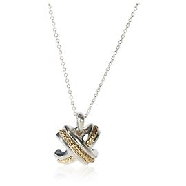 Pingente Tiffany & Co. Signature X em ouro amarelo e prata esterlina Outro