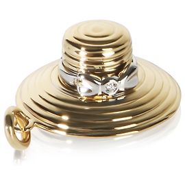 Tiffany & Co. Charm cappello a tesa larga in oro bianco e oro giallo con diamanti Altro