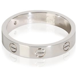 Anello Love Modello Piccolo in Oro Bianco e Diamanti Cartier Altro
