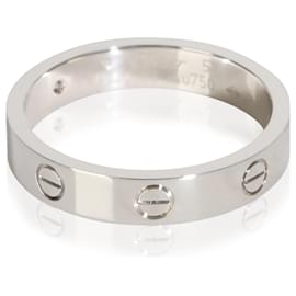 Cartier White Gold Diamond Small Model Love Ring Other