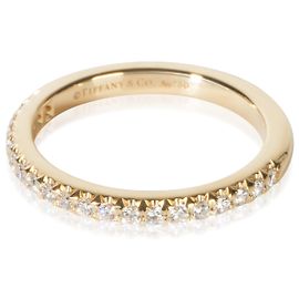 Tiffany & Co. Aliança Meia Eternidade Soleste em Ouro Amarelo e Diamantes Outro