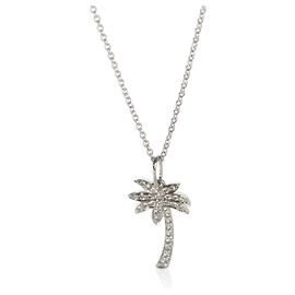 Tiffany & Co. Platinum Diamond Palm Tree Pendant Other
