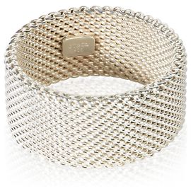 Anel Somerset Mesh em prata esterlina Tiffany & Co. Outro