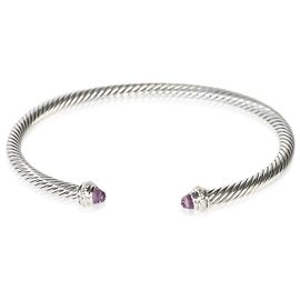 Bracciale Cable Classic David Yurman in argento sterling, ametista e diamante Altro