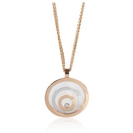 Chopard 3-Tone Gold Diamond Happy Spirit Pendant Other