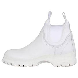 Botas Prada em couro branco e têxtil - EU 39 seminovas Outro