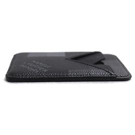 Louis Vuitton Black Canvas Card Case Black