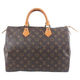 Sac à main Louis Vuitton Speedy 35 Monogram Canvas en marron M41524 Marron