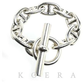 Hermès HERMES Sterling Silver 925 Charm Bracelet Other