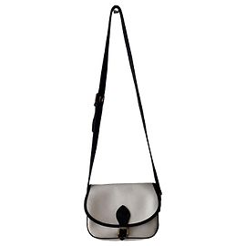 Bolsa tiracolo Longchamp Branco Azul marinho
