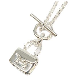 Hermès Collana Amulette Constance Hermes Ag925 Argento