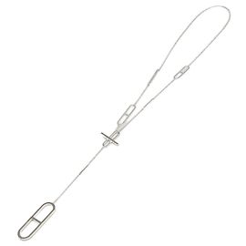 Hermès Halskette aus Silber Silber