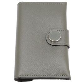 Hermès Tarjetero Hermes en Gris Meyer Veau Evercolor Otro